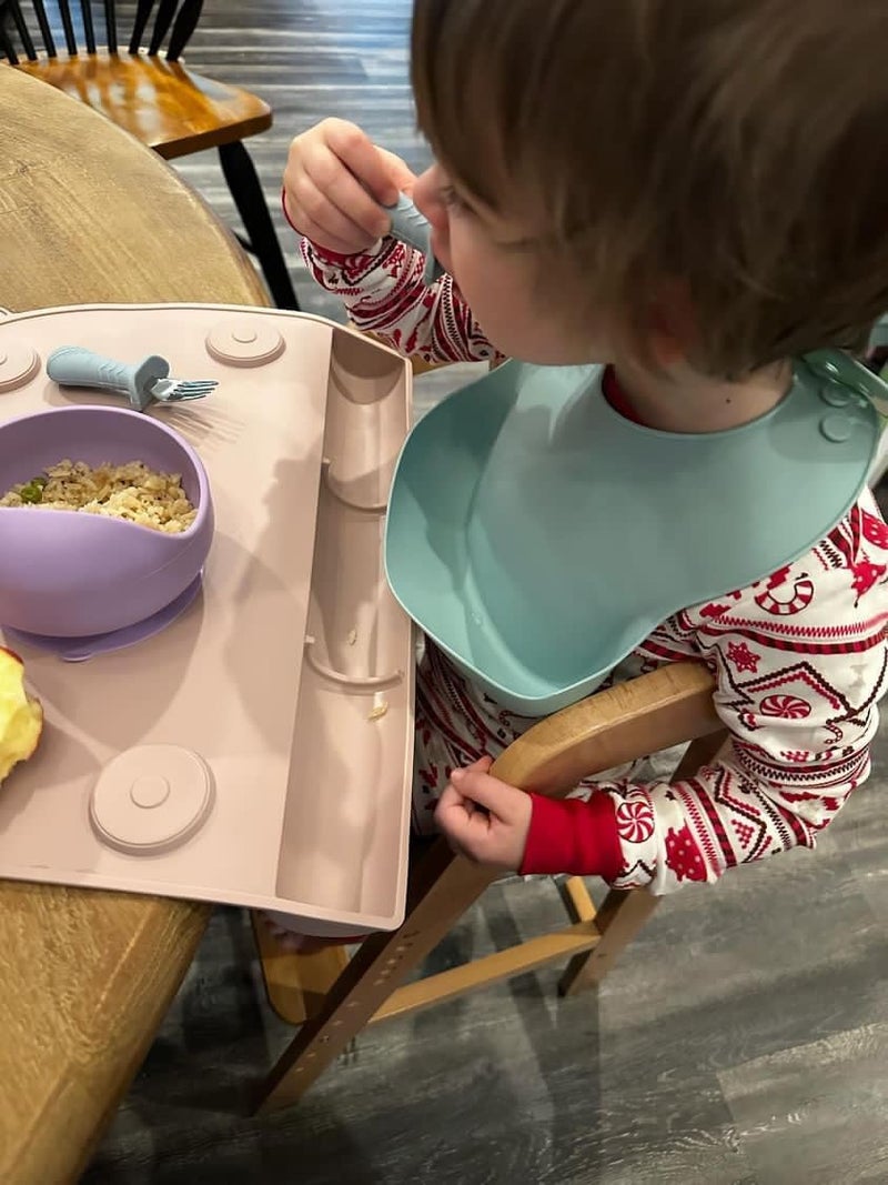 PandaEar Baby Toddler Fork and Spoon Utensil Set, 6 Pack Silicone Stainless Steel Silverware Spoon Fork for Babies Toddler, BPA Free with Silicone Holding Anti-Choke Design (Green Blue Brown) - Image 5